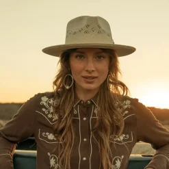 Andromeda Vented Straw Fedora