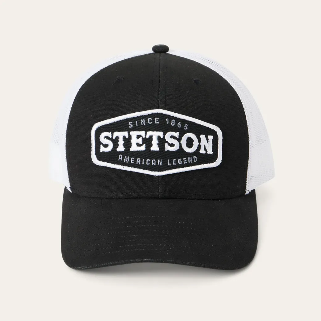 Black Core Patch Trucker Cap