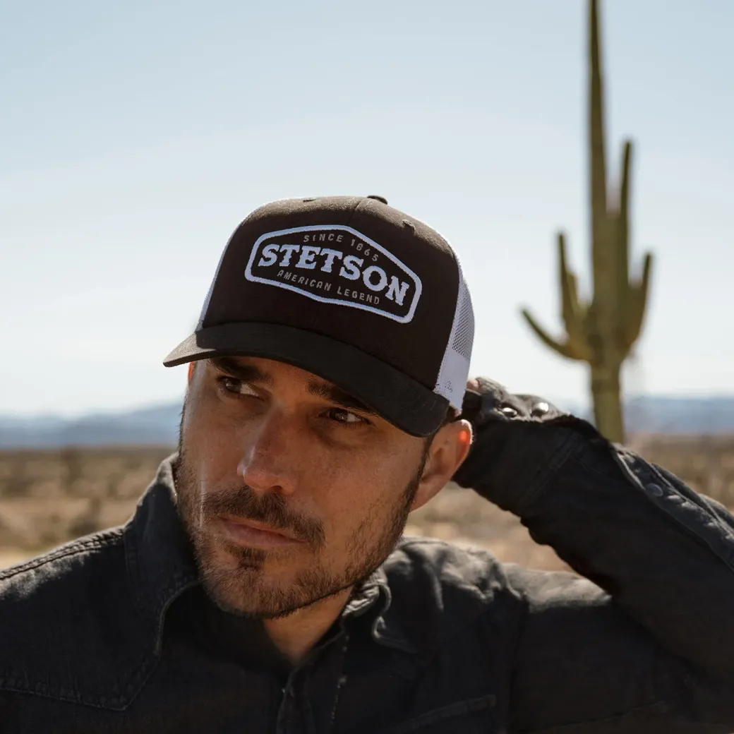 Black Core Patch Trucker Cap