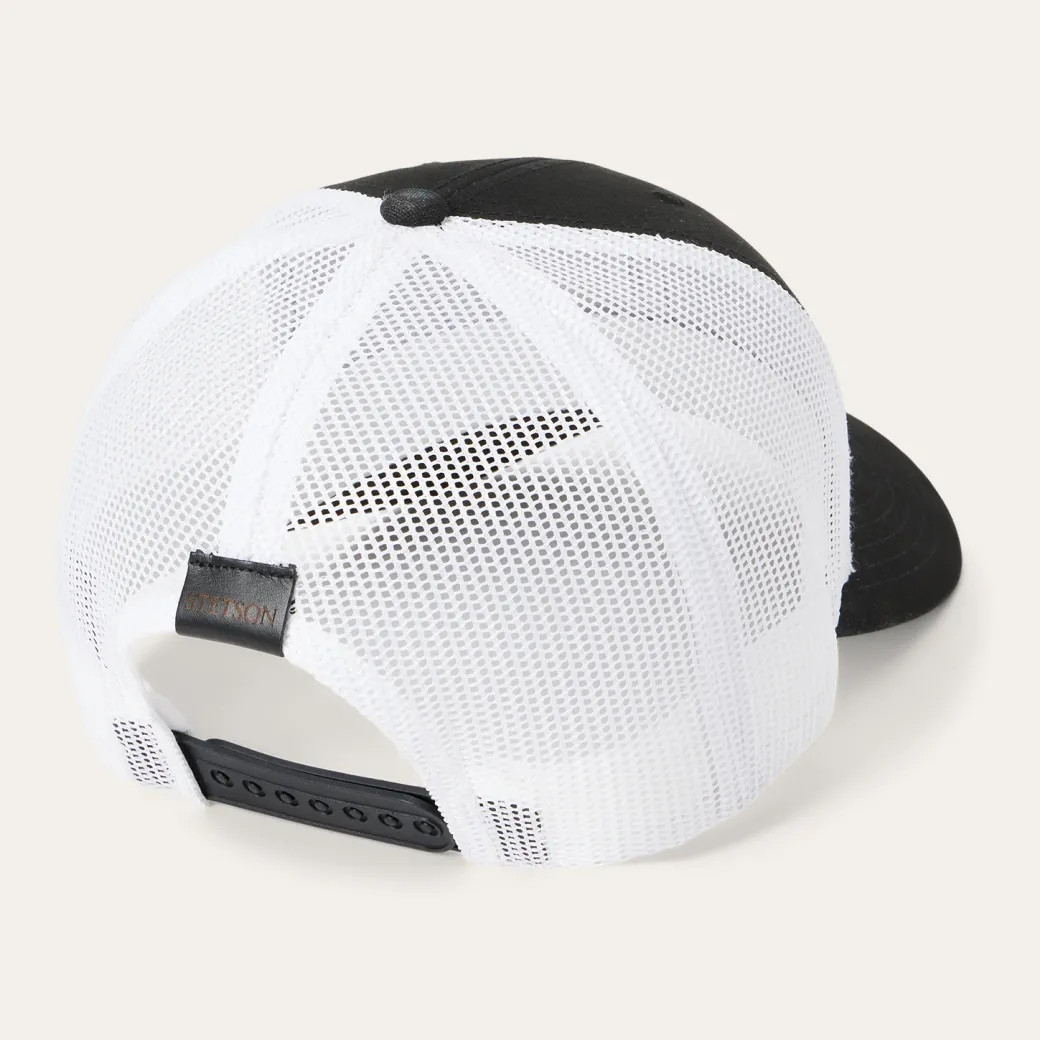 Black Core Patch Trucker Cap