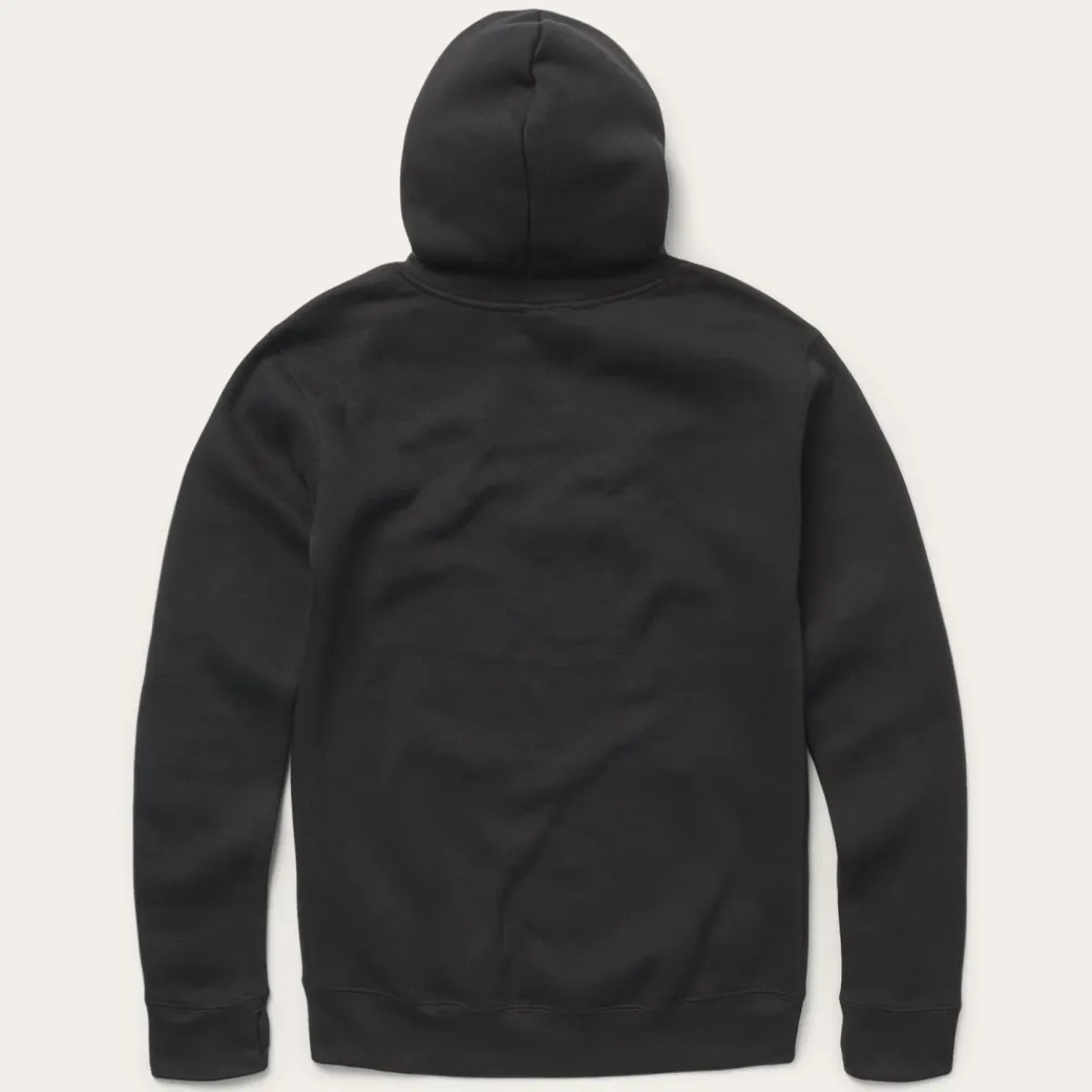 Black Desert Scene Fleece Knit Hooded Sweatshirt