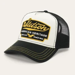 Black Script Heritage Trucker Cap