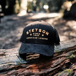 Black Western Patch Trucker Cap
