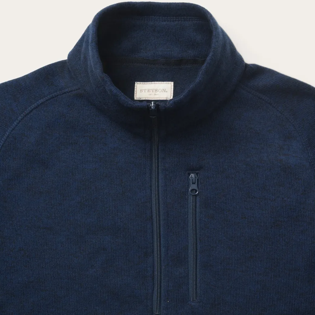 Blue Knit Pullover