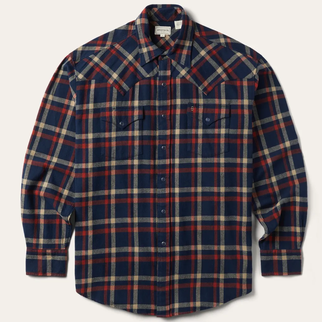 Brushed Twill Plaid Shirt