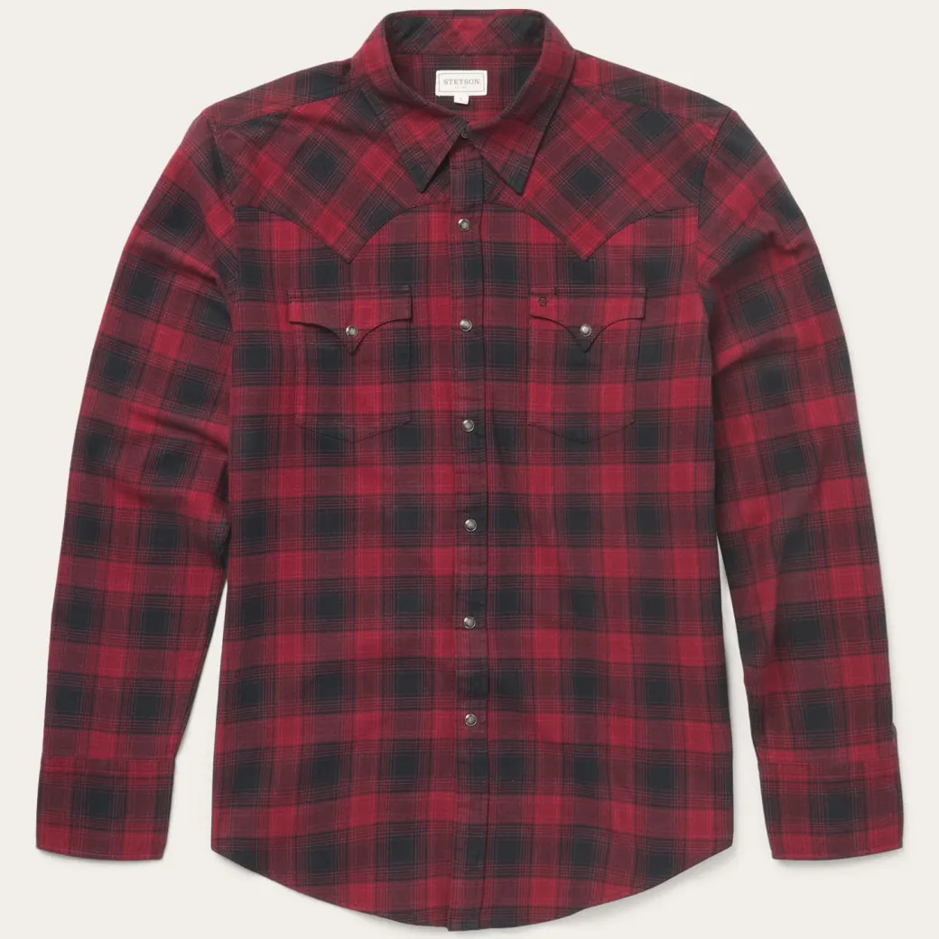 Brushed Twill Plaid Shirt