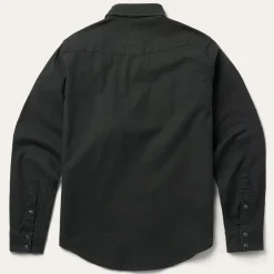 Charcoal Corded Denim Shirt