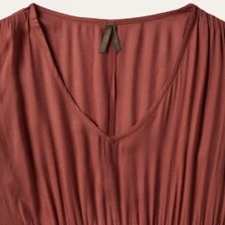 Cinnamon Herringbone Dress