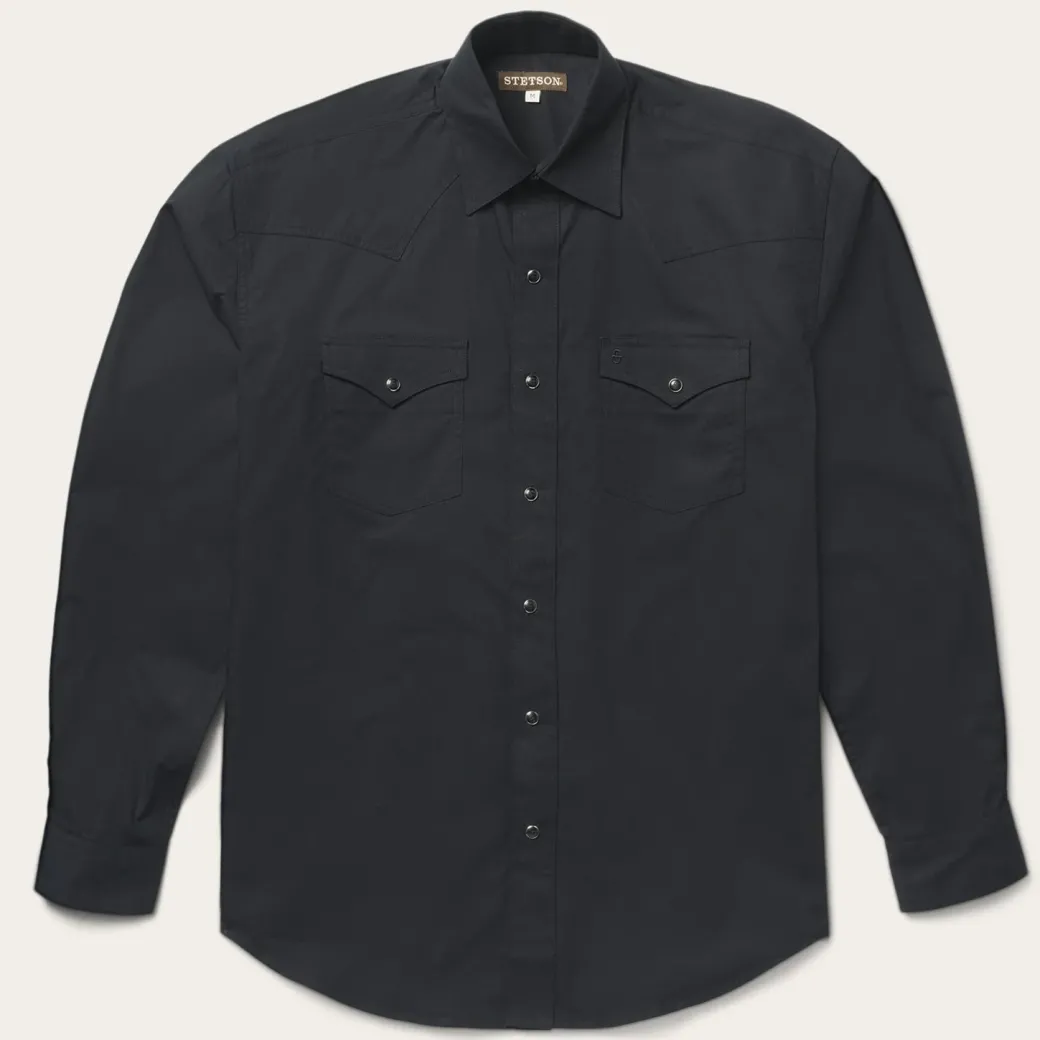Classic Western Shirt in Black