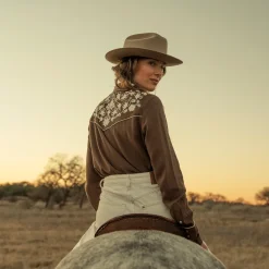 Classic Western Snap Blouse