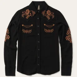 Crepe Western Blouse
