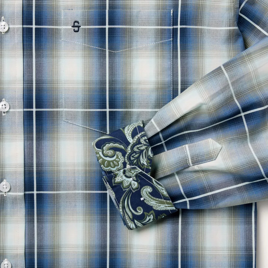 Crystal Plaid Button Down Shirt