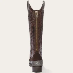 Dakota Brown Suede Teju Cowboy Boot