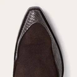 Dakota Brown Suede Teju Cowboy Boot
