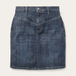 Dark Denim 5-Pocket Skirt
