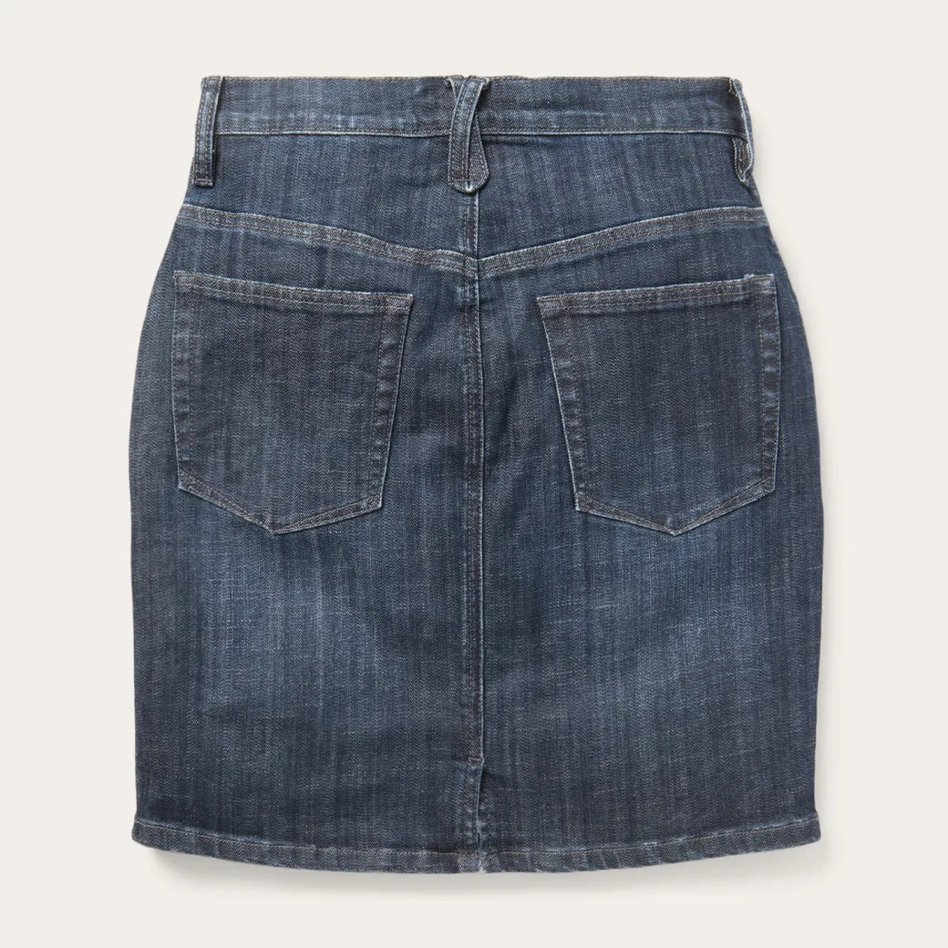 Dark Denim 5-Pocket Skirt