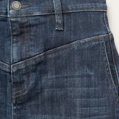 Dark Denim 5-Pocket Skirt