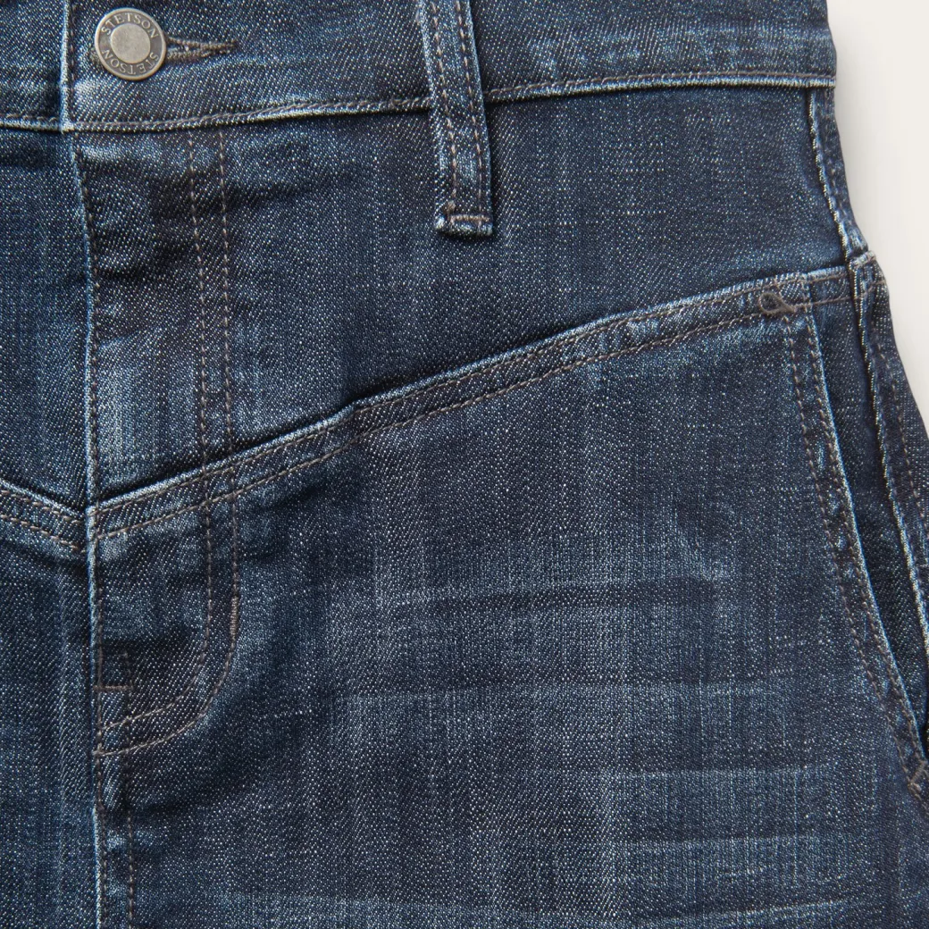 Dark Denim 5-Pocket Skirt