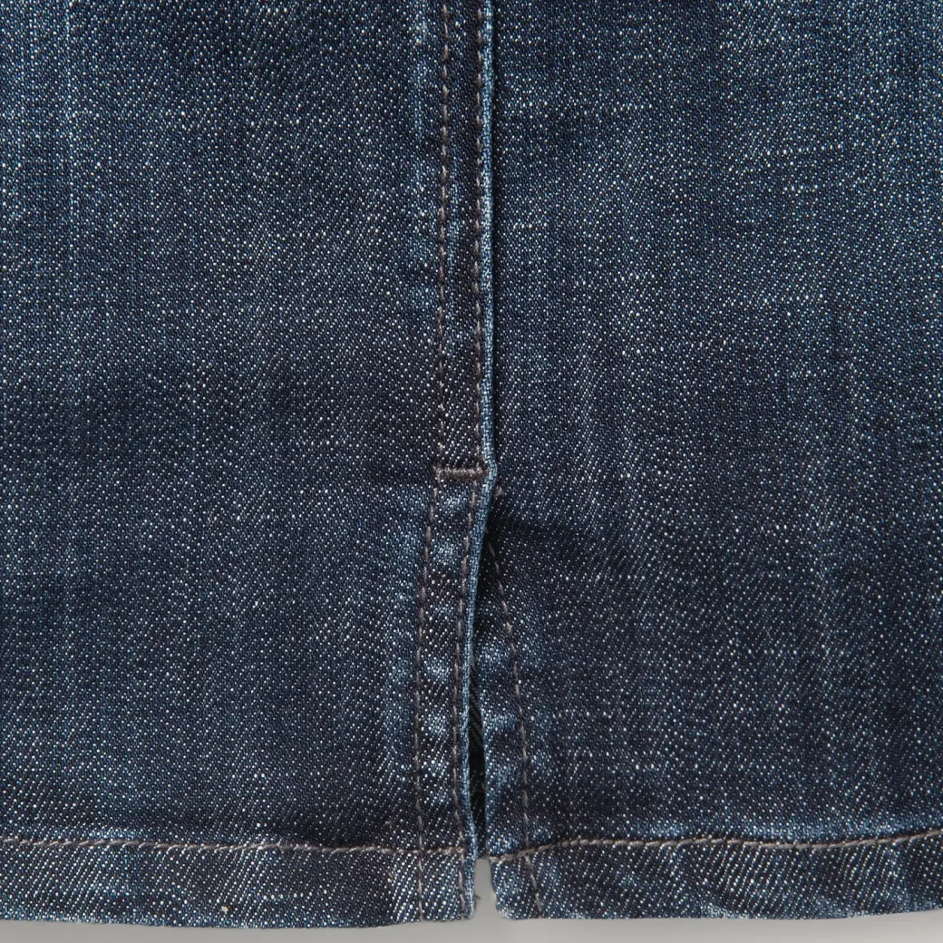 Dark Denim 5-Pocket Skirt