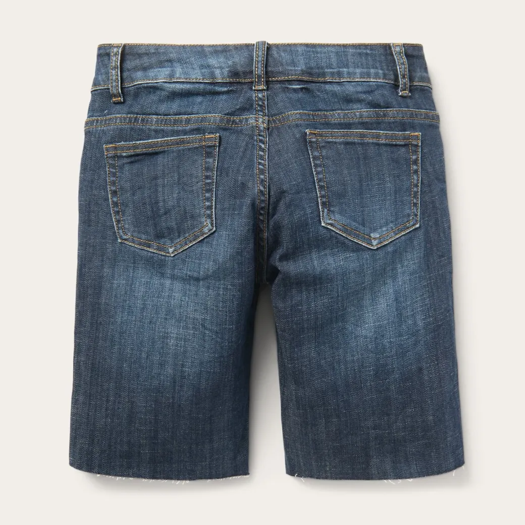 Dark Wash Denim Shorts
