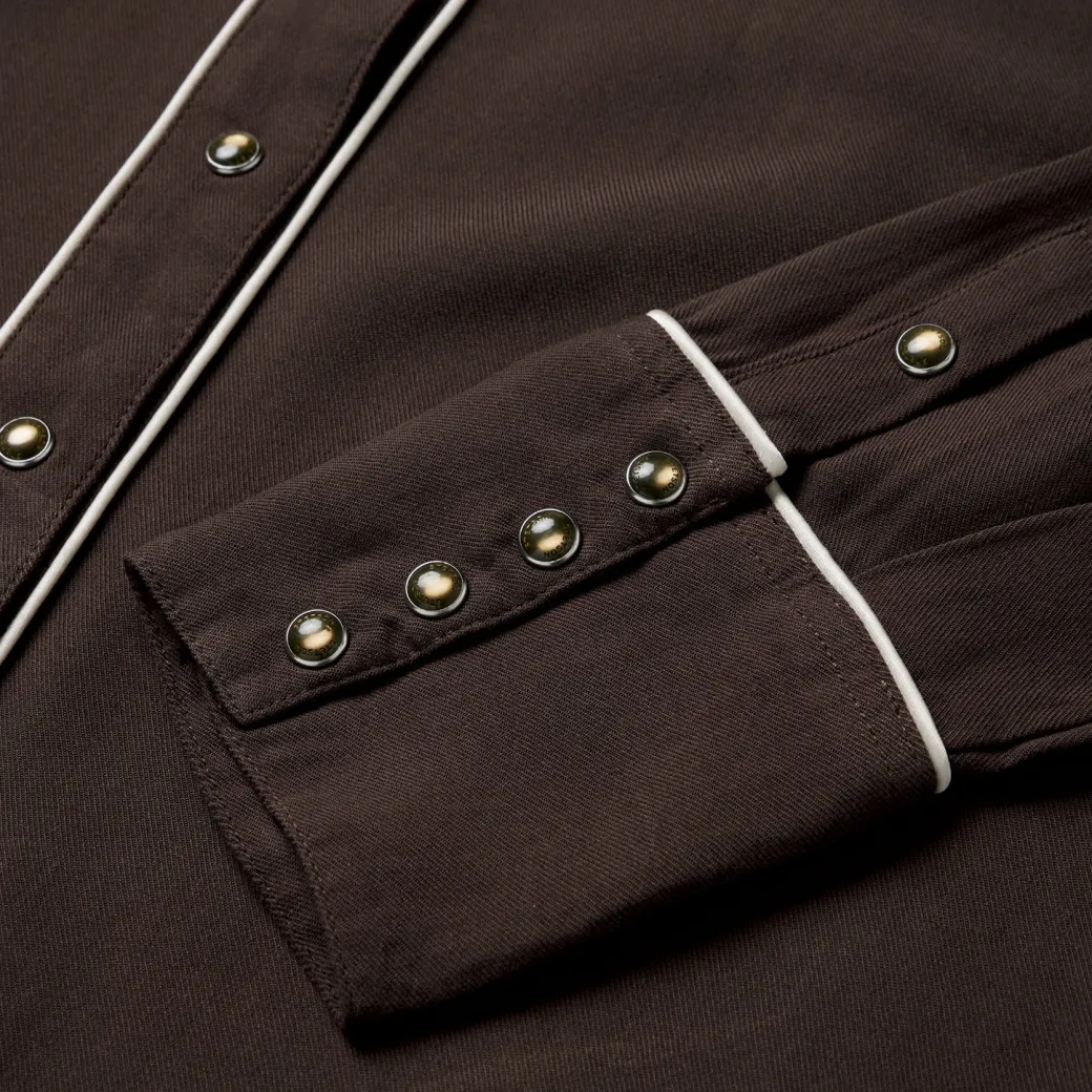Embroidered Rayon Western Shirt