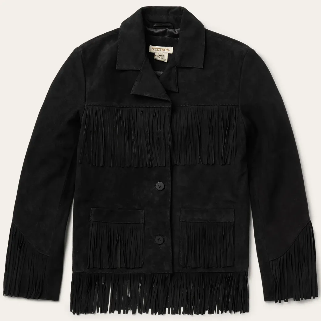 Fringe Suede Jacket