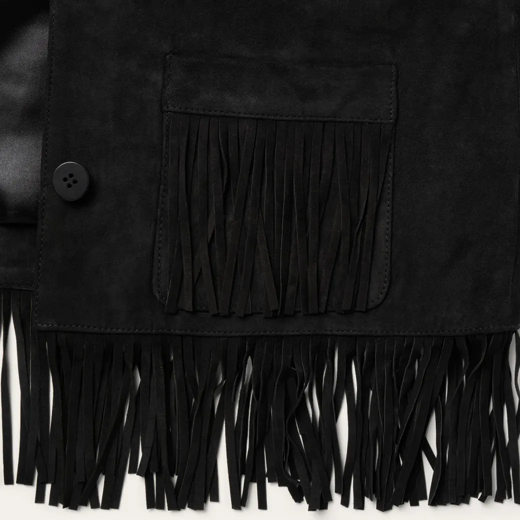 Fringe Suede Jacket