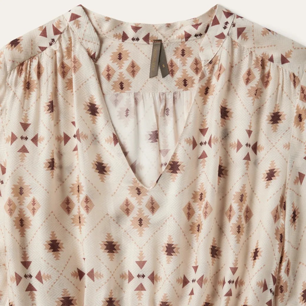 Gaucho Herringbone Dress