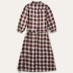 Gaucho Plaid Prairie Shirt Dress