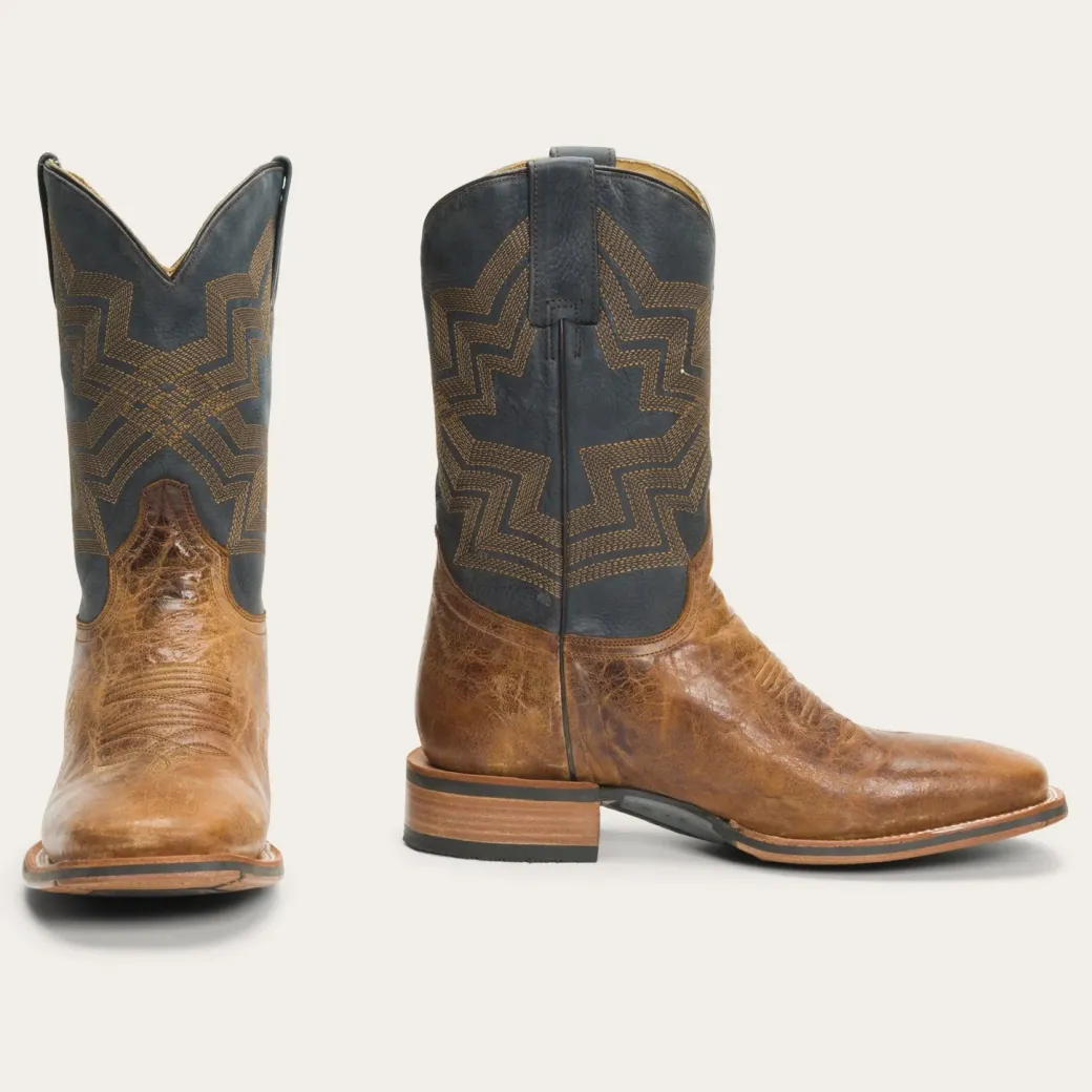 Goddard Burnished Blue Brown Leather Boot