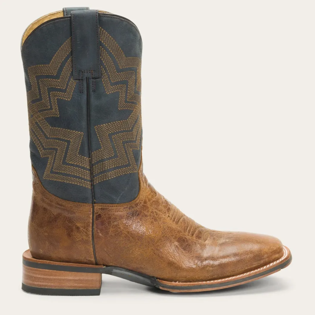 Goddard Burnished Blue Brown Leather Boot