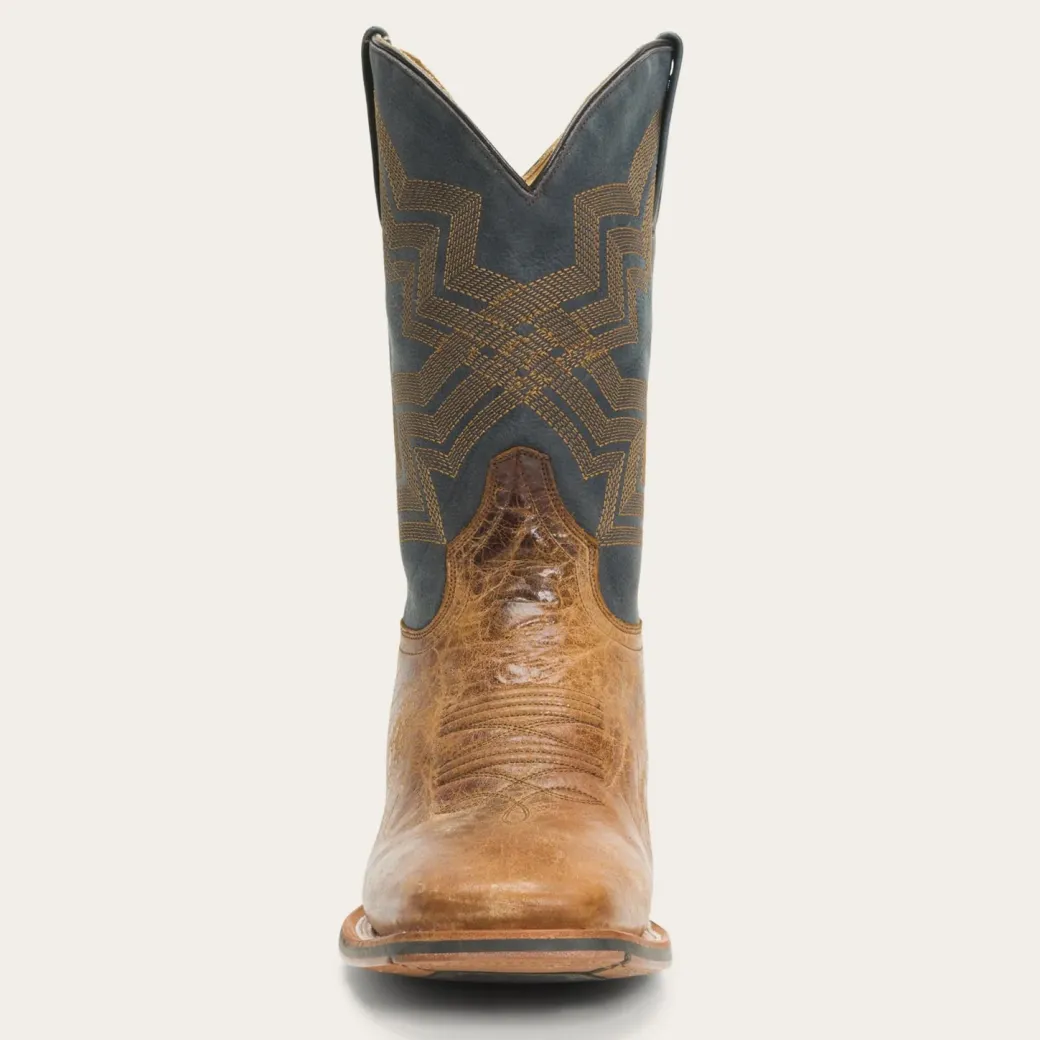 Goddard Burnished Blue Brown Leather Boot