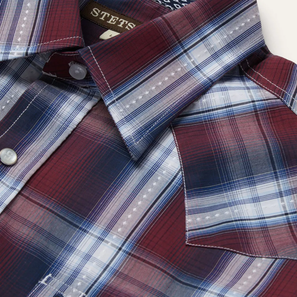 Good Luck Plaid Western Shirt