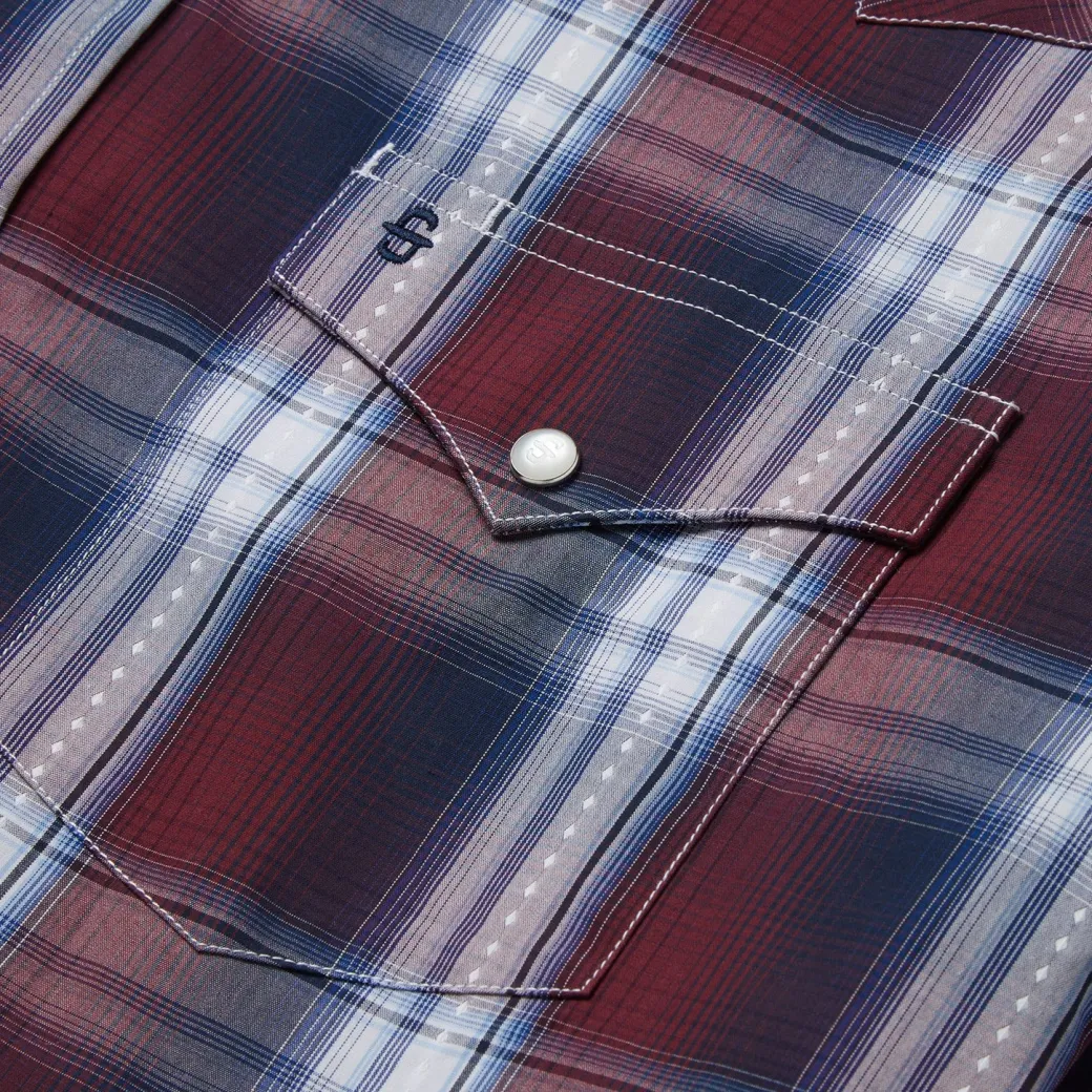 Good Luck Plaid Western Shirt
