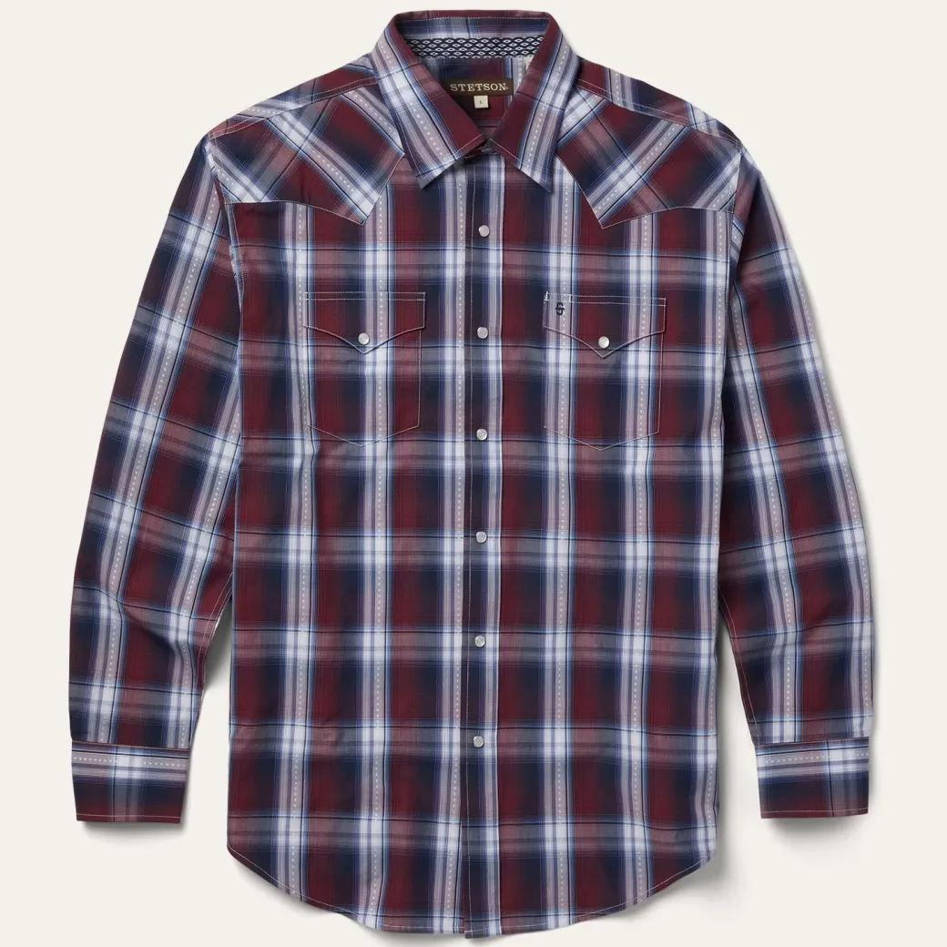 Good Luck Plaid Western Shirt