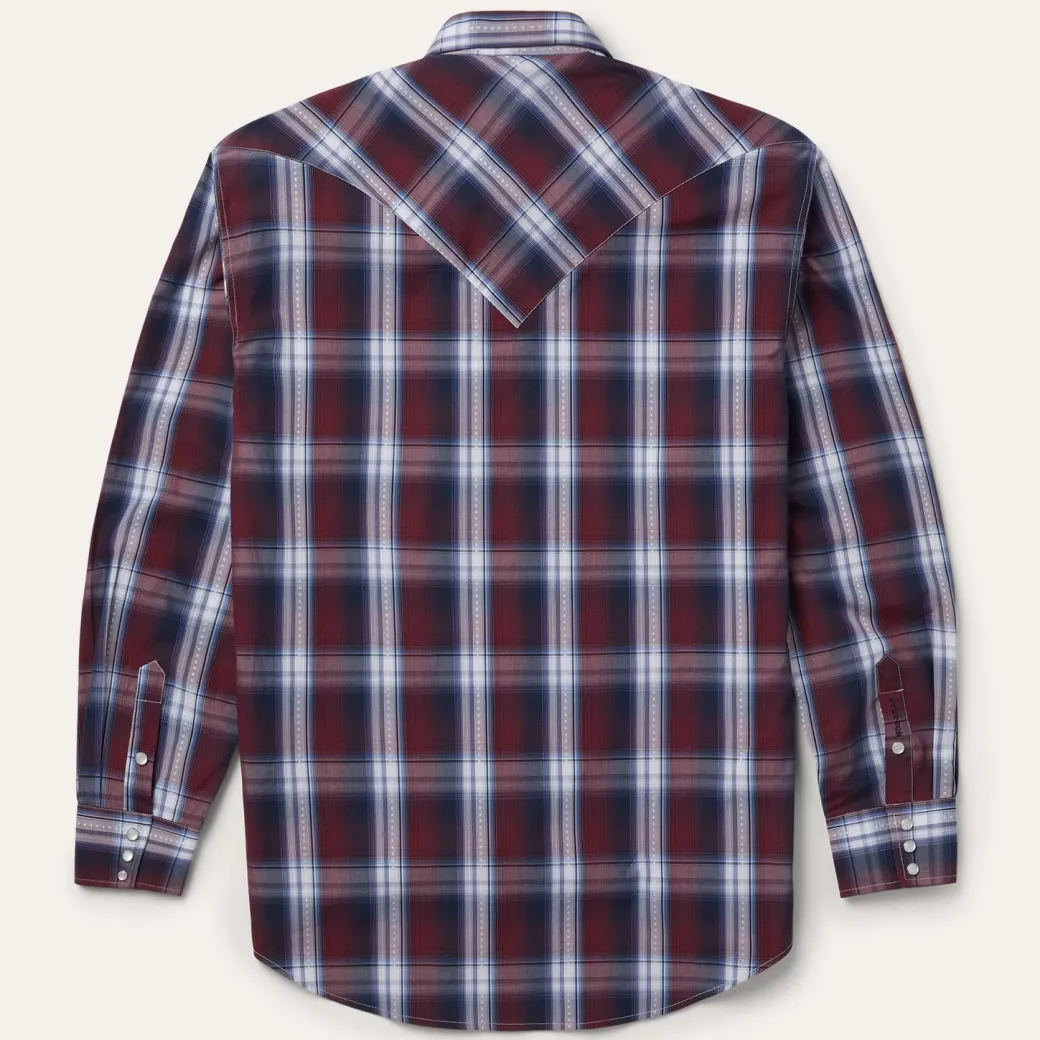 Good Luck Plaid Western Shirt