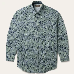 Greenspring Paisley Print Western Shirt