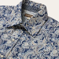Greenspring Paisley Short Sleeve Western Shirt