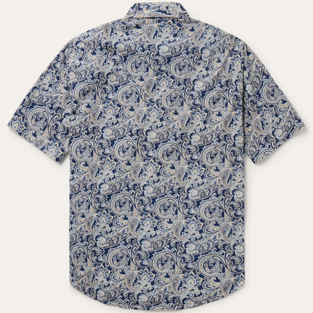 Greenspring Paisley Short Sleeve Western Shirt