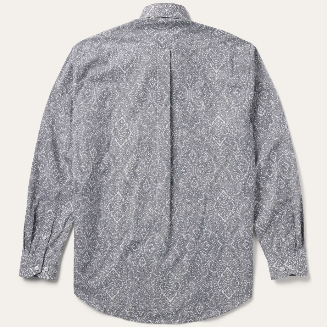 Highland Paisley Button-Front Shirt