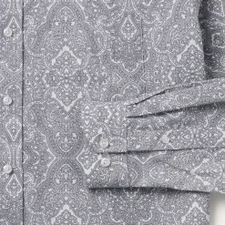 Highland Paisley Button-Front Shirt