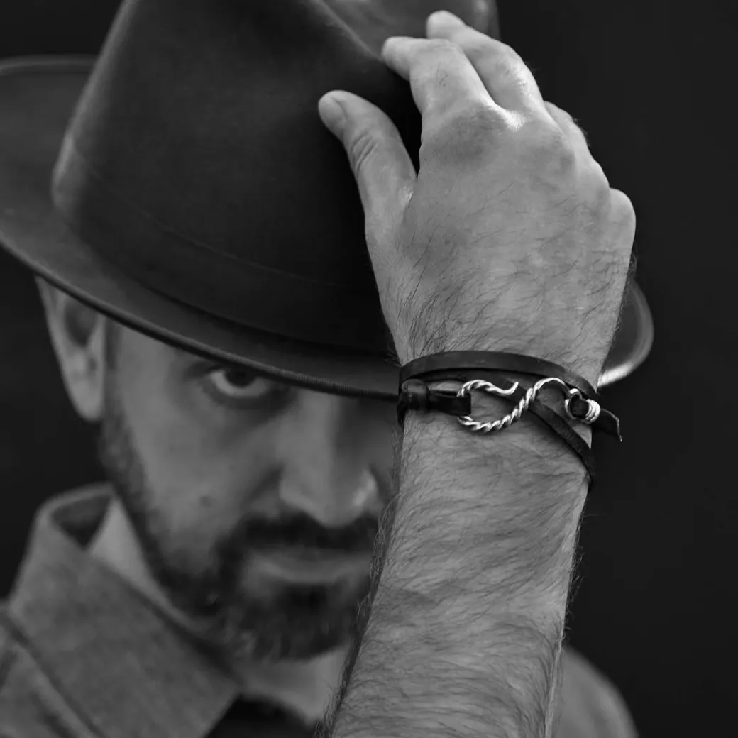 Hook Leather Bracelet