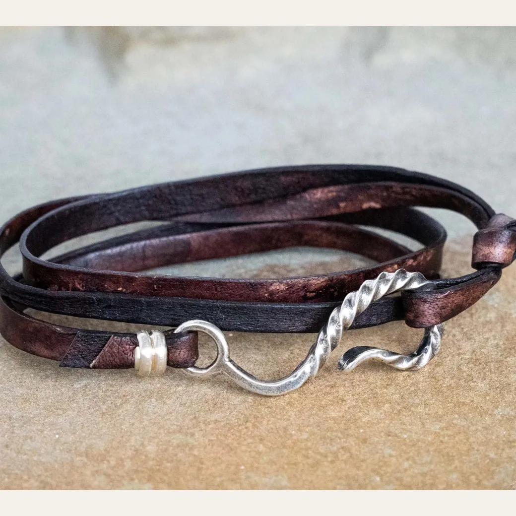 Hook Leather Bracelet