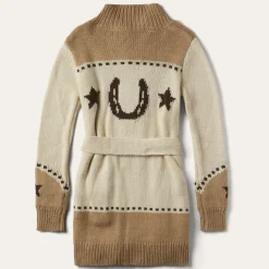 Horseshoe Star Belted Cardigan