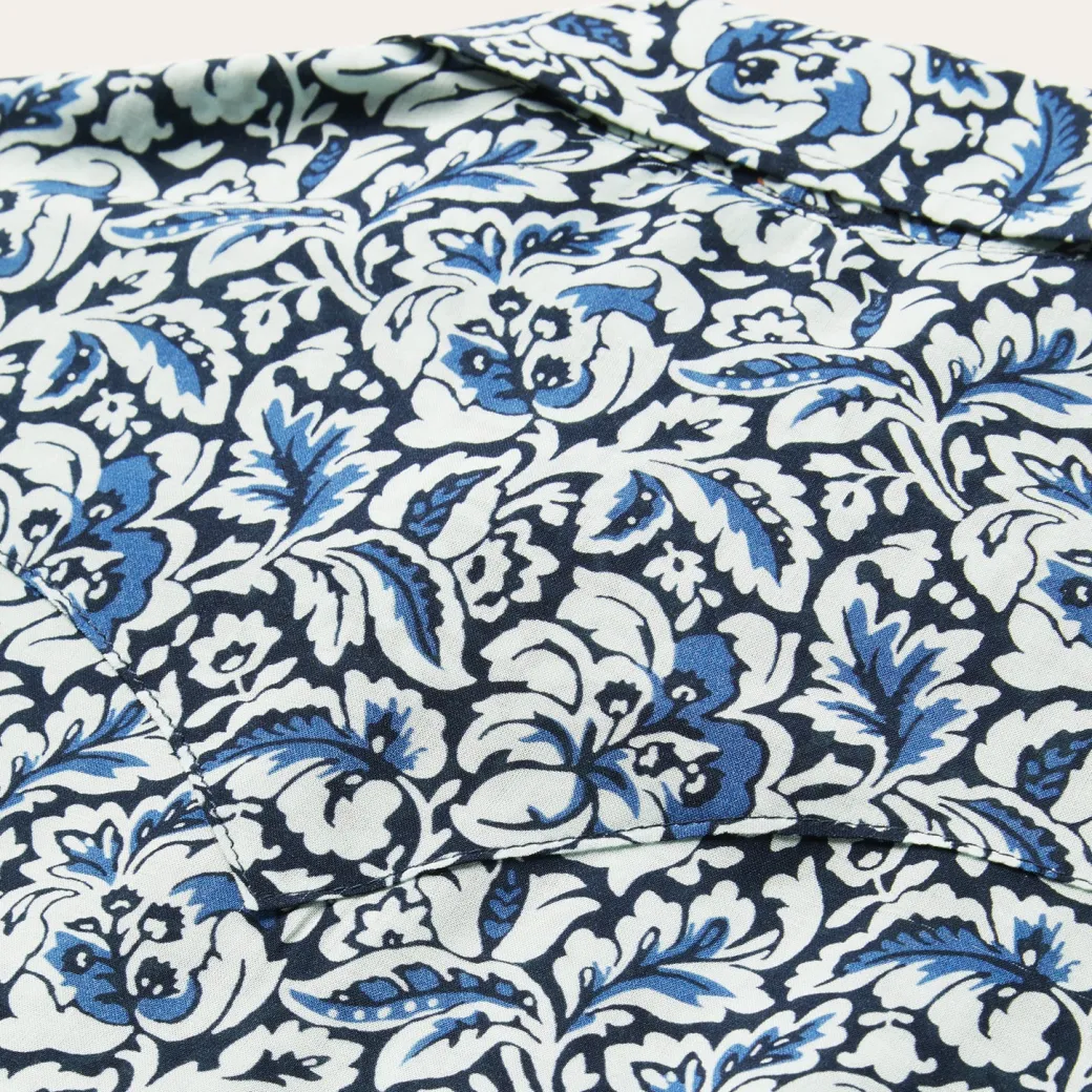 Indigo Tapestry Print Shirt