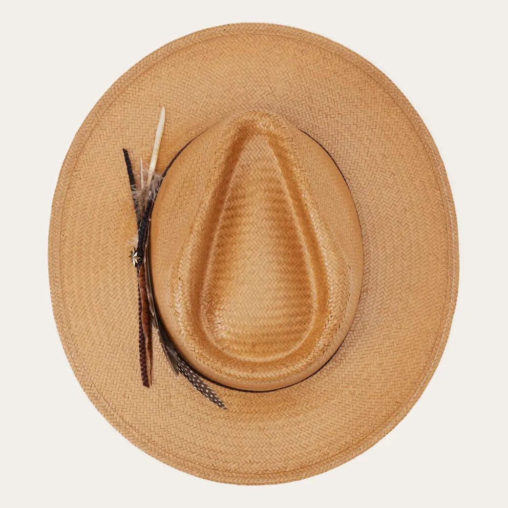 Juno Shantung Straw Fedora