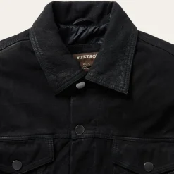 Leather Jean Jacket
