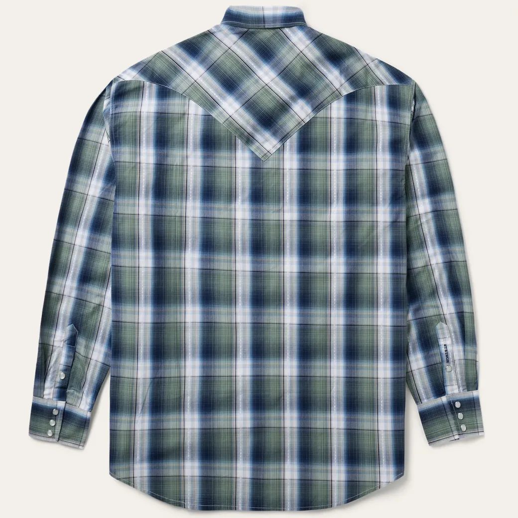 Lucky Diamond Plaid Western Shirt