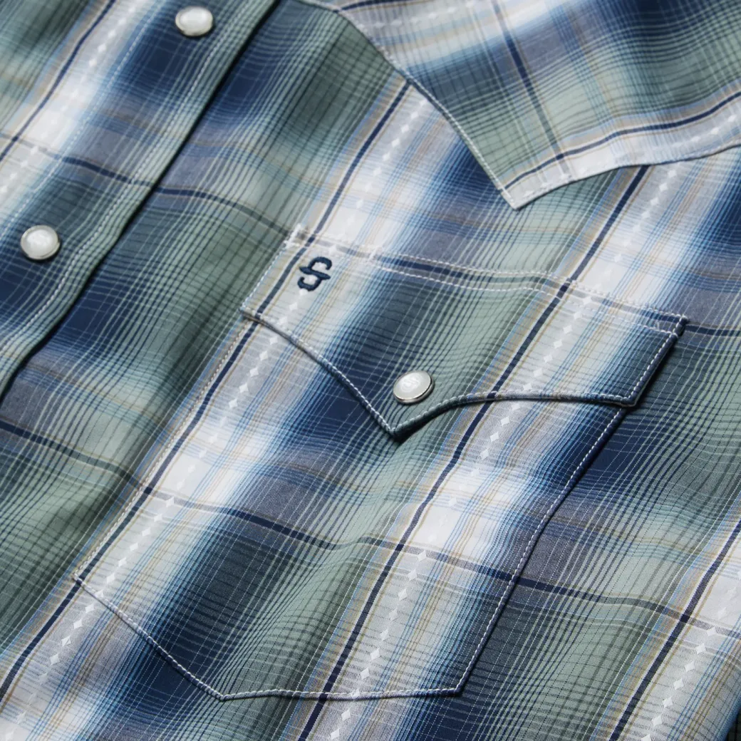 Lucky Diamond Plaid Western Shirt