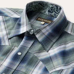 Lucky Diamond Plaid Western Shirt